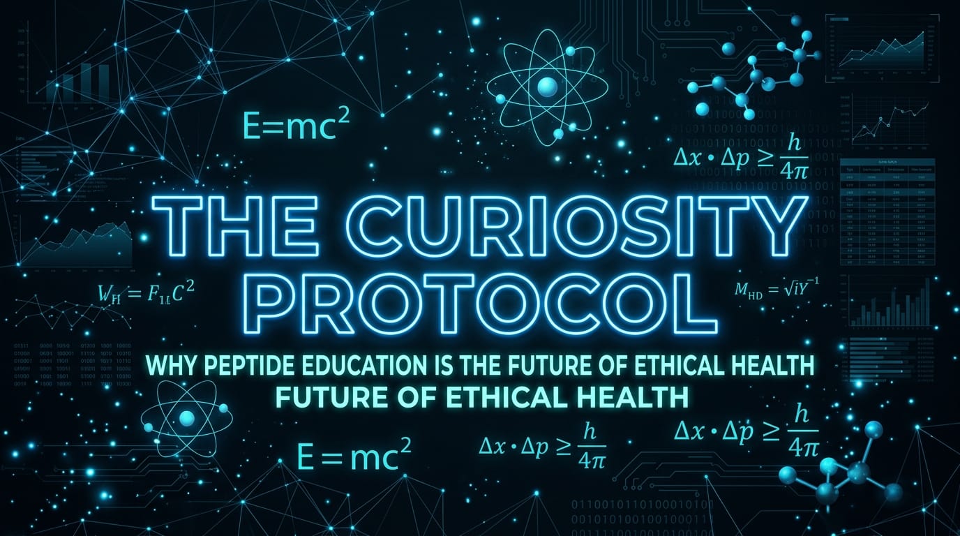 The Curiosity Protocol: Why Peptide Education is the Future of Ethical Health 🧪🧬