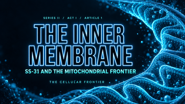 The Inner Membrane: SS-31 and the Mitochondrial Frontier ⚡🧬